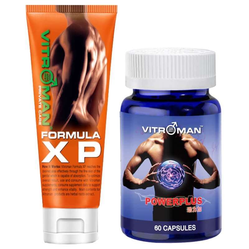 Vitroman Formula XP and Vitroman Powerplus Bundle