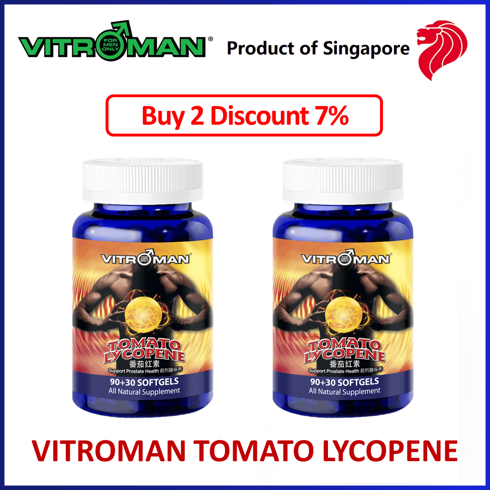 Vitroman Tomato Lycopene Buy 2 for 7 Percent Discount